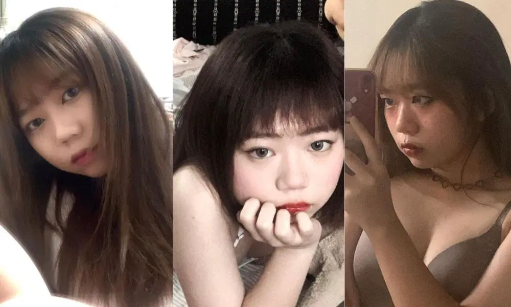 网调微坦小母狗，虽然不是处但是没被男人操过，小逼微微一模就流淫水实在太嫩了