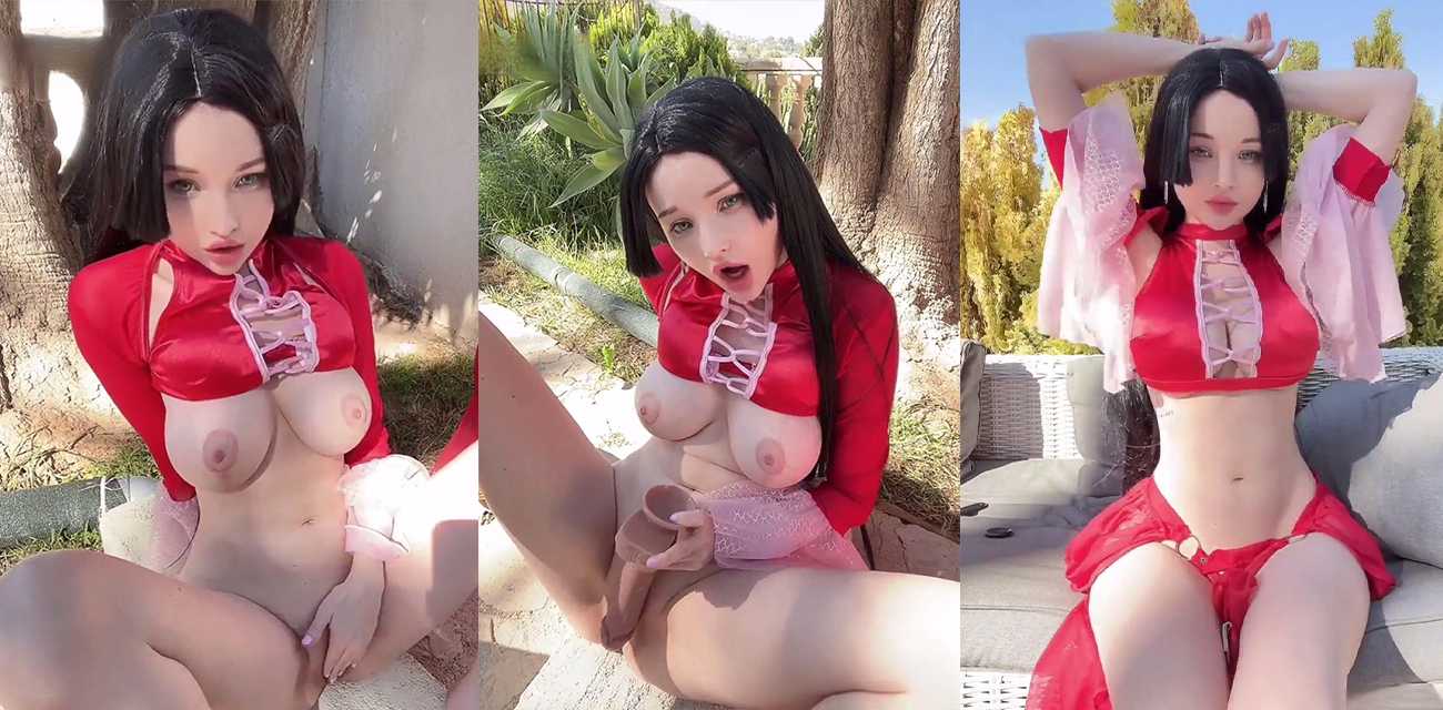 日美混血网黄【HidoriRose】童颜巨乳女神户外COS海贼王女帝自慰,粉嫩私处湿润喷张粗大假屌肆意吸舔深插